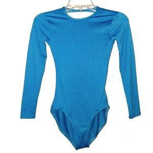 NWT BalTogs Steel Blue Girls Leotard Size Small